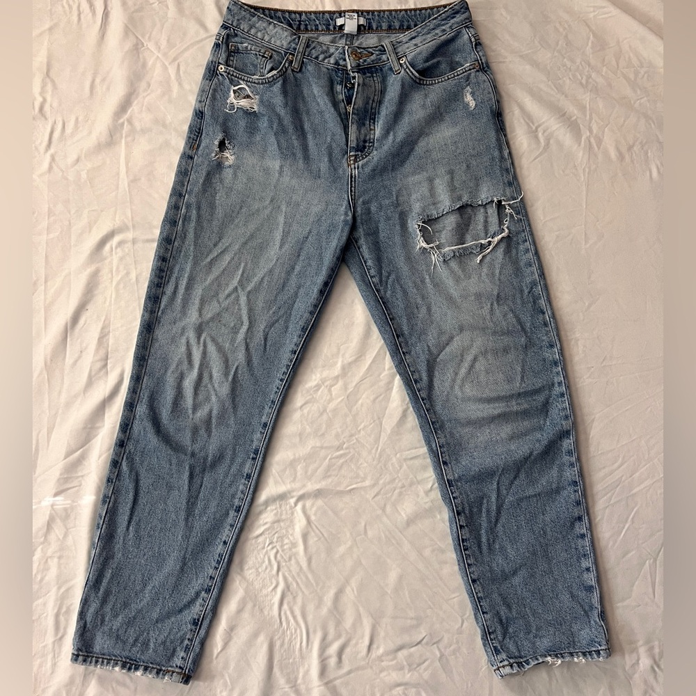 forever 21 straight leg denim jeans